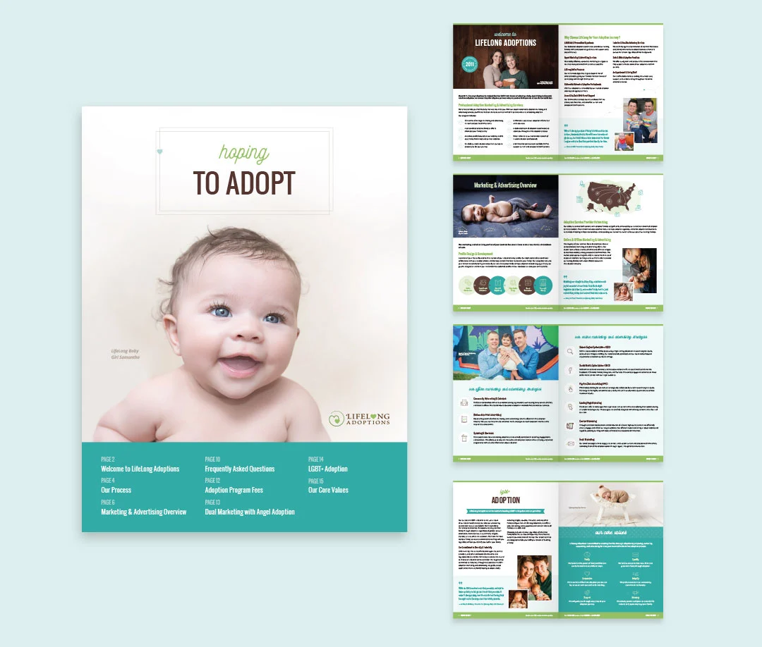 Lifelong Adoptions Marketing Brochure